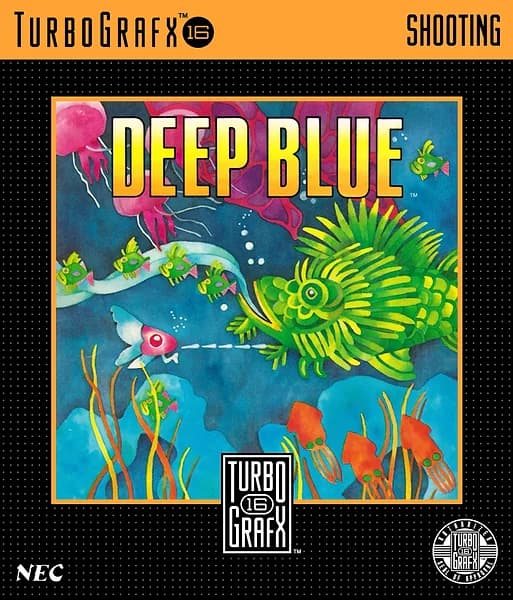 Deep Blue TurboGrafx-16 Box Art