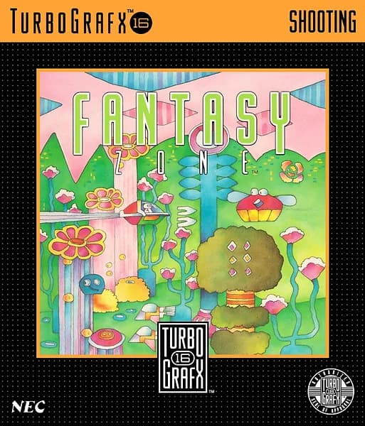 Fantasy Zone TurboGrafx-16 Box Art