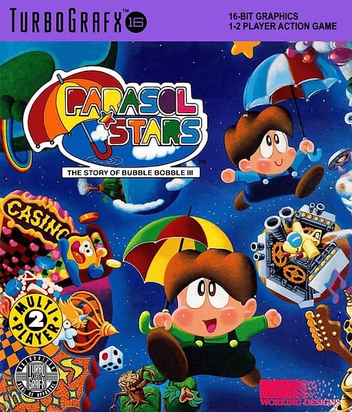 Parasol Stars box art