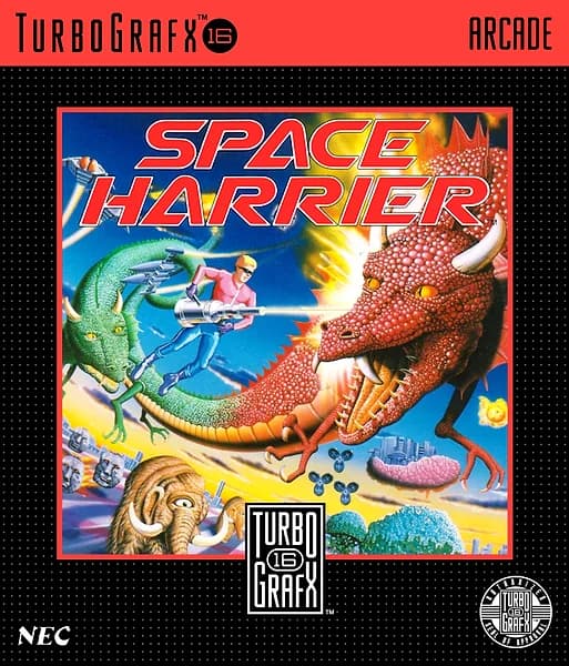 Space Harrier Box Art