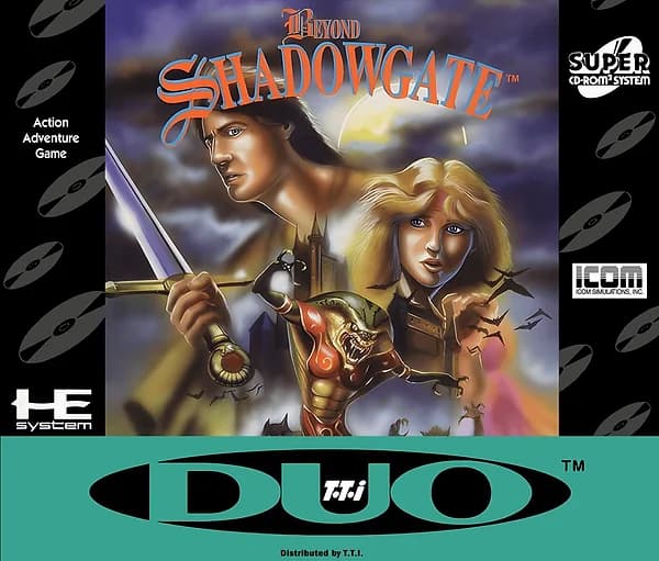 Beyond Shadowgate TurboGrafx CD Box Art