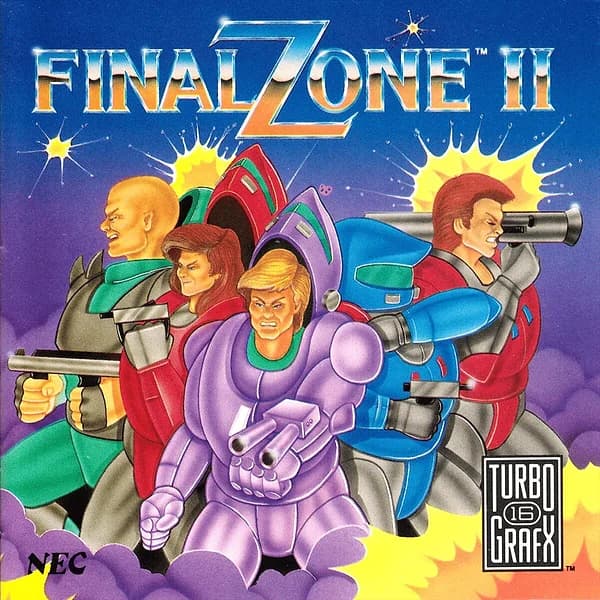Final Zone II TurboGrafx CD Box Art