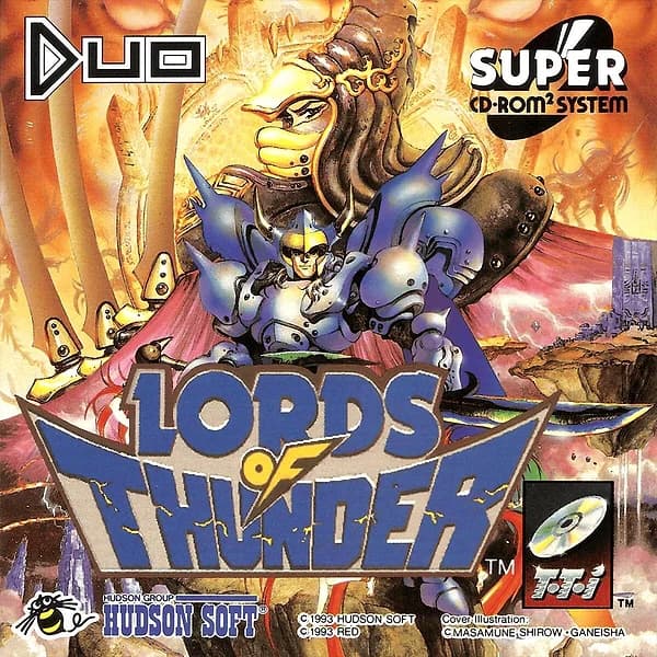 Lords of Thunder TurboGrafx CD Box Art