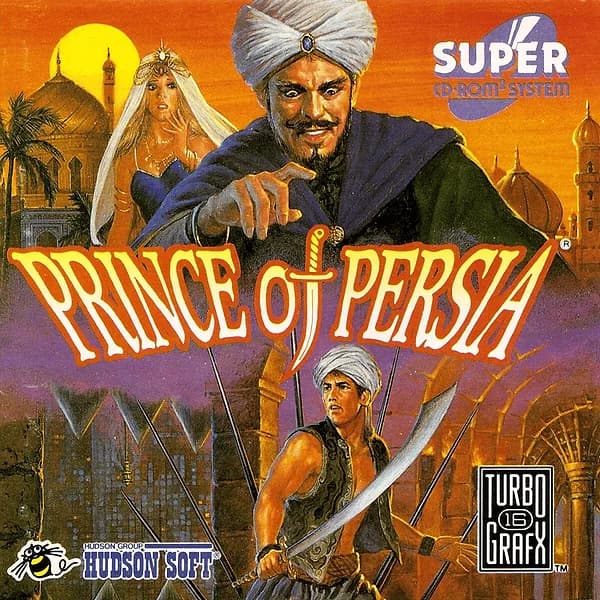 Prince of Persia TurboGrafx CD Box Art