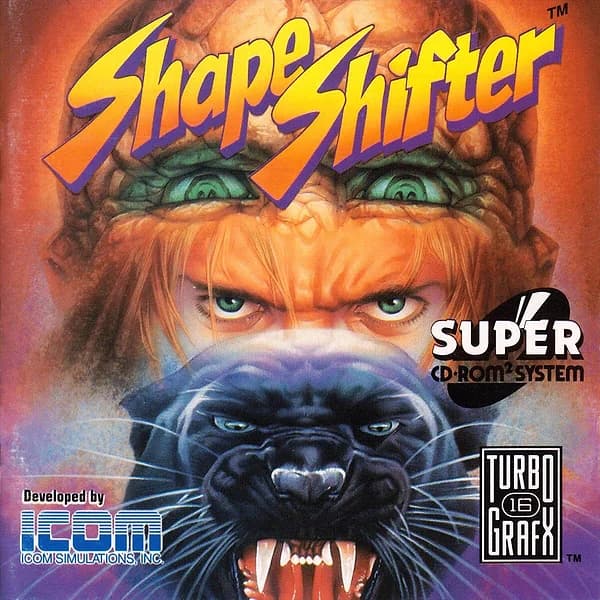 Shape Shifter TurboGrafx CD Box Art