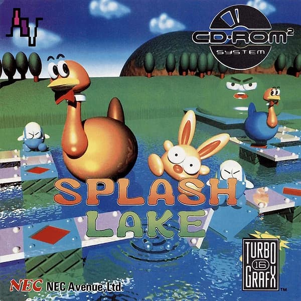 Splash Lake TurboGrafx CD Box Art