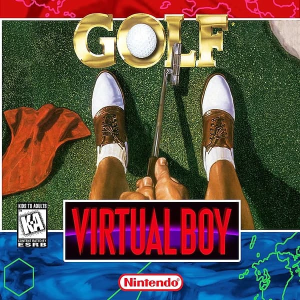 Golf Virtual Boy Box Art