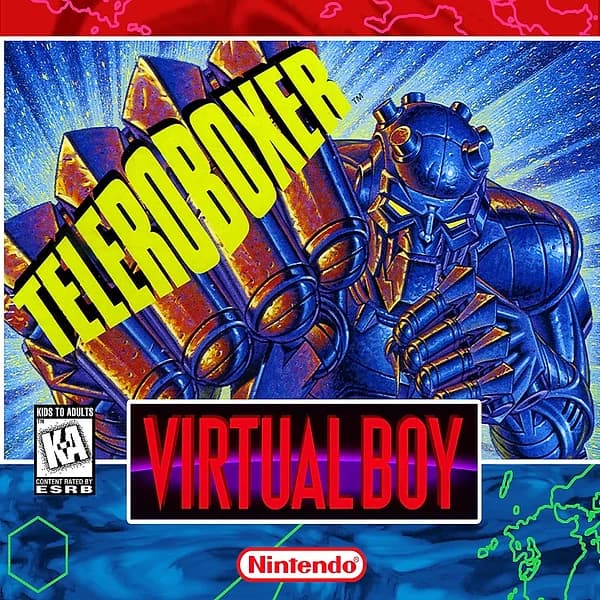 Teleroboxer Virtual Boy Box Art