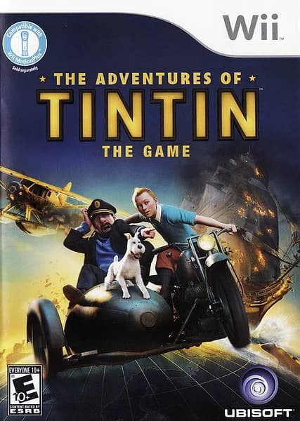 Adventures of Tintin: The Game Wii Box Art