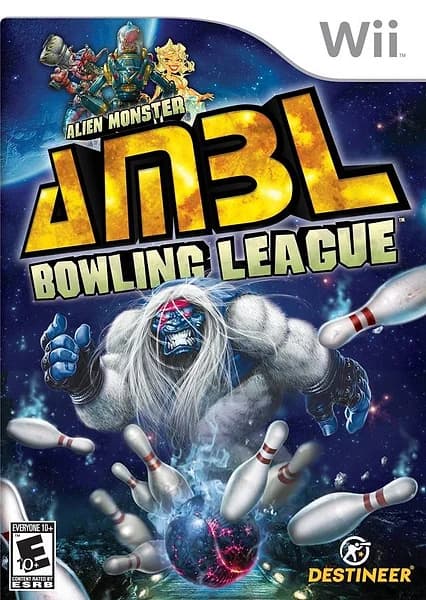 Alien Monster Bowling League Wii Box Art