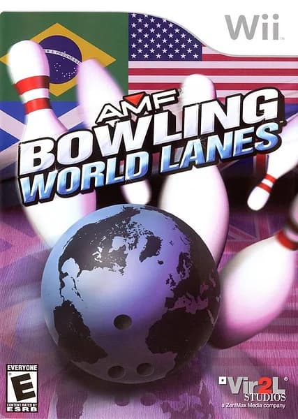 AMF Bowling World Lanes Wii Box Art