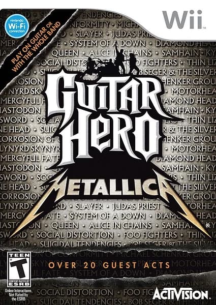 Guitar Hero: Metallica box art