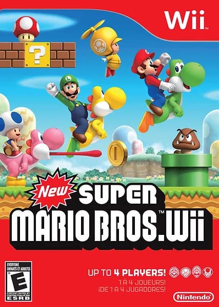 New Super Mario Bros. Wii box art