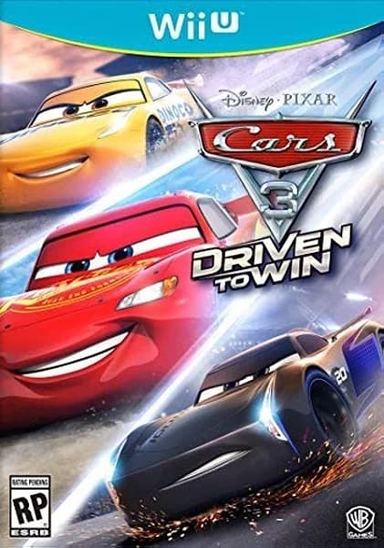 Cars 3: Driven to Win Wii U Box Art