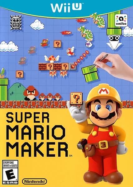 Super Mario Maker Box Art