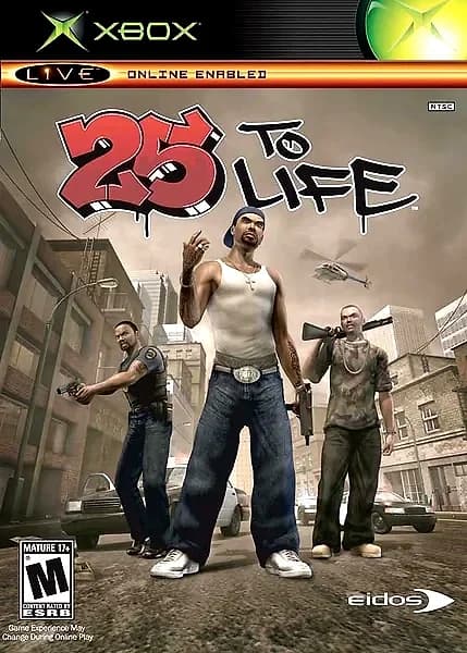 25 to Life Xbox Box Art