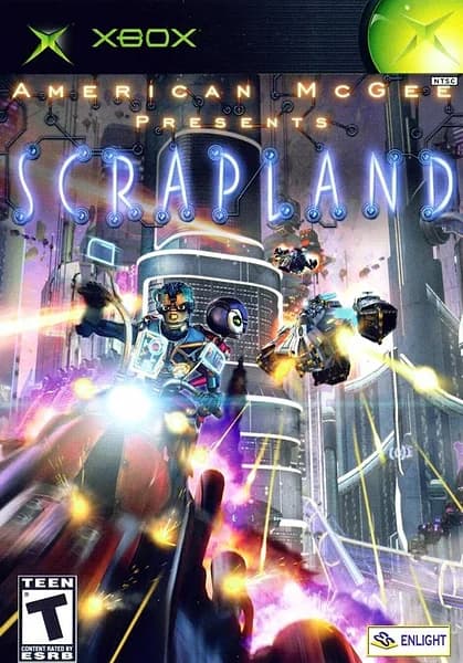 American McGee Presents: Scrapland Xbox Box Art