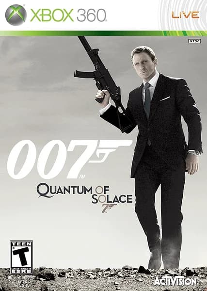 007 Quantum of Solace Xbox 360 Box Art