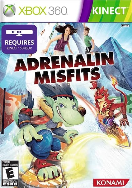 Adrenalin Misfits Xbox 360 Box Art