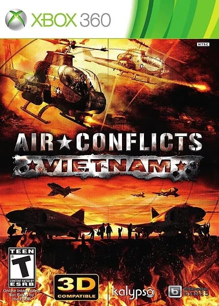 Air Conflicts: Vietnam Xbox 360 Box Art