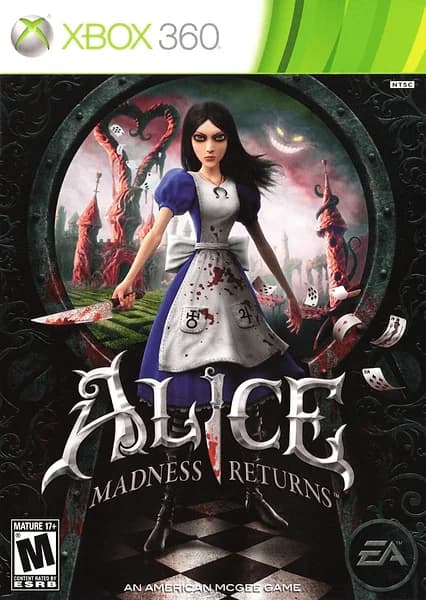 Alice: Madness Returns Xbox 360 Box Art