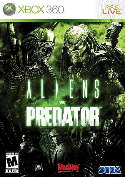 Aliens vs. Predator Xbox 360 Box Art