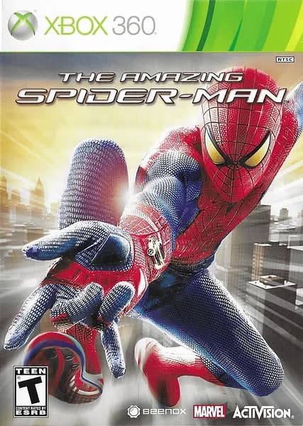 Amazing Spider-Man Xbox 360 Box Art