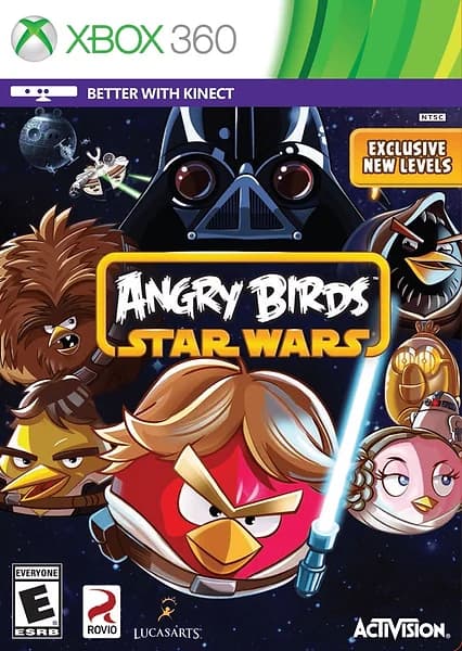 Angry Birds Star Wars Xbox 360 Box Art